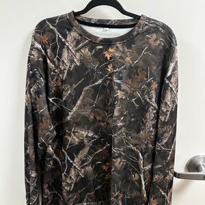 Camouflage Long Sleeve Crewneck